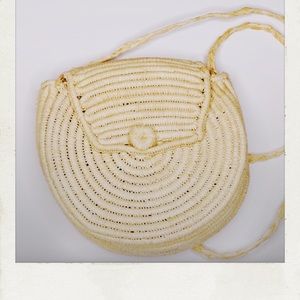 Moroccan Woven Raffia Bag